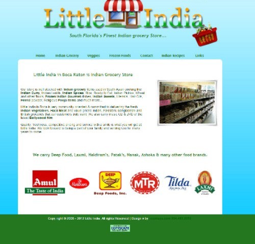 Web Design Portfolio Image - Little India